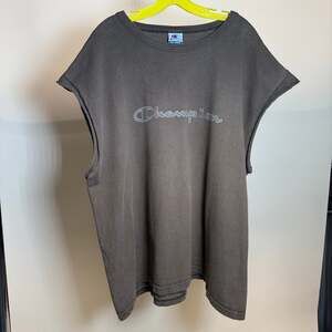 Vintage Champion Basketball Cutoff Muscle Tank Top Mens